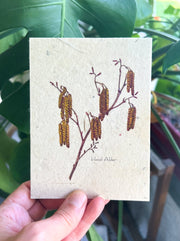 Botanical Plantable Seed Card || Zero Waste || Supports Women || Eco-friendly || MVW7